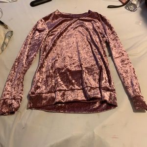 Velvet long sleeve